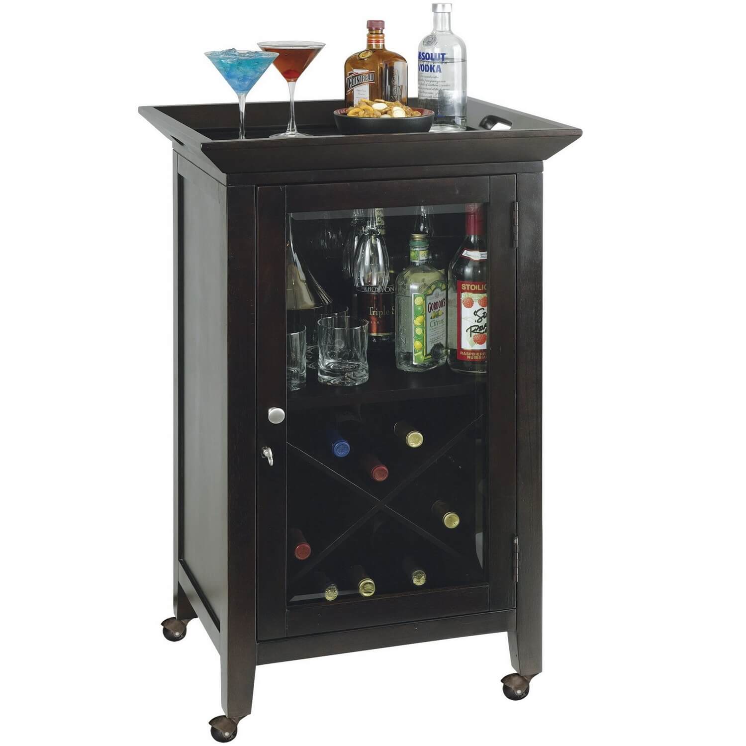 Барный шкаф Howard Miller Toscana Wine & Bar Cabinet 695-016